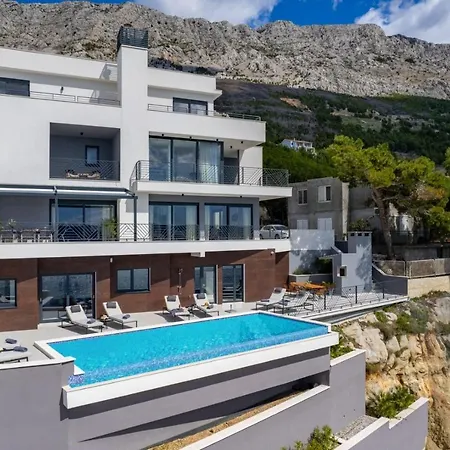 Villa Luxury Euphorica Omis With Pool, Jacuzzi, Sauna, Gym *